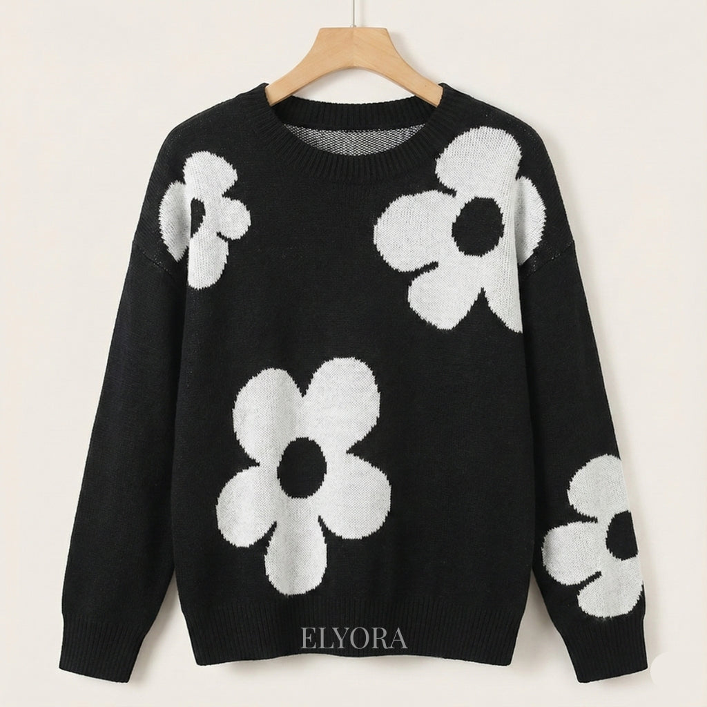 Elyora Isolde – Women’s Floral Sweater