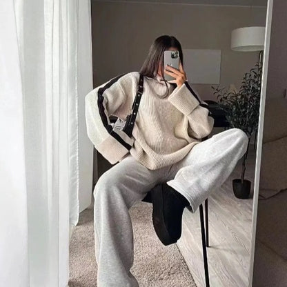 damen pullover, strickpullover, wintermode, kuschelig weich, elegant casual
