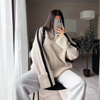 damen pullover, strickpullover, wintermode, kuschelig weich, elegant casual
