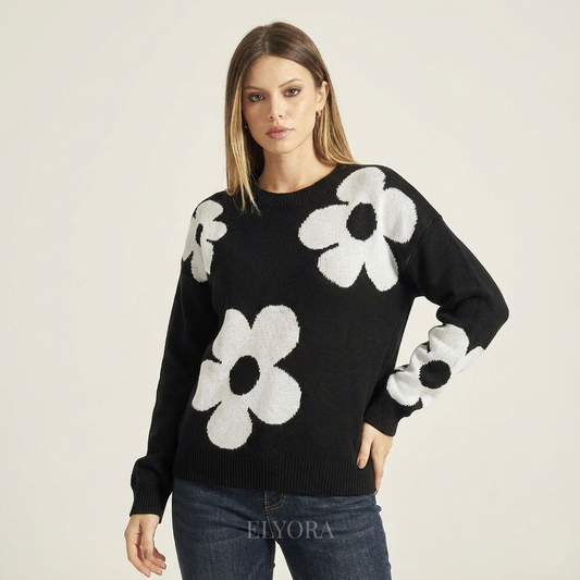 Elyora Isolde – Women’s Floral Sweater