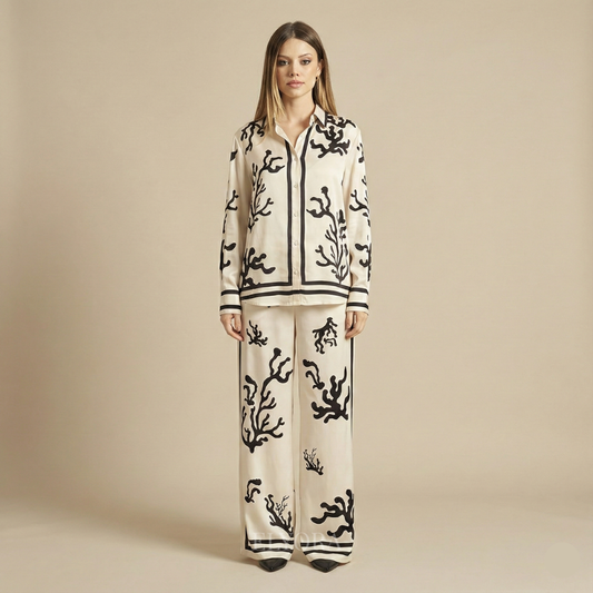 Elyora Marisol – Women’s Two-Piece Set with Print