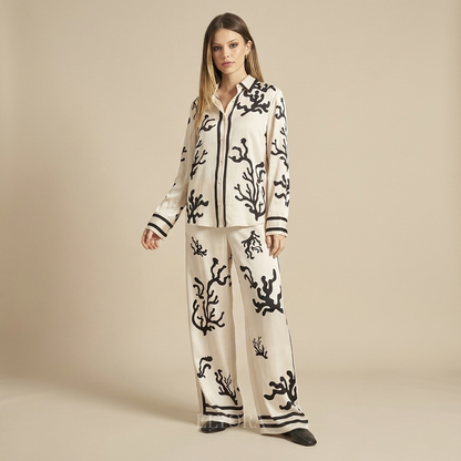 Elyora Marisol – Women’s Two-Piece Set with Print